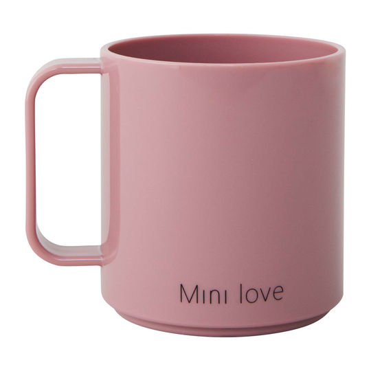 Design Letters Mini Love kahvallinen kuppi Ash rose