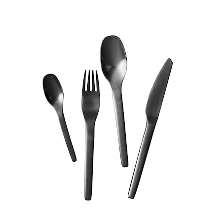 Enso aterimet 16 osaa Satin Finish Mattamusta