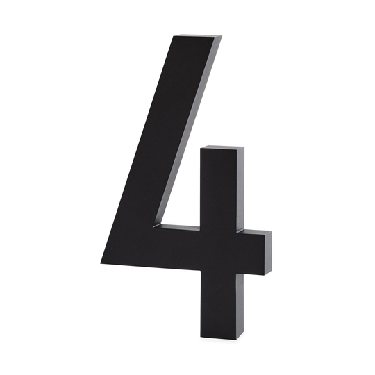 Design Letters numerot alumiini 100 mm 4