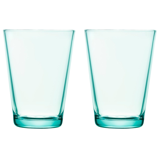 Kartio juomalasi 40 cl 2 kpl vedenvihreä