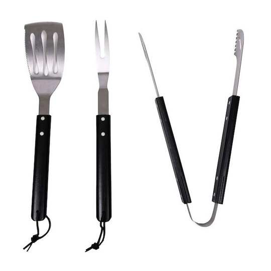 Fredde BBQ -grillisetti 3 osaa Musta