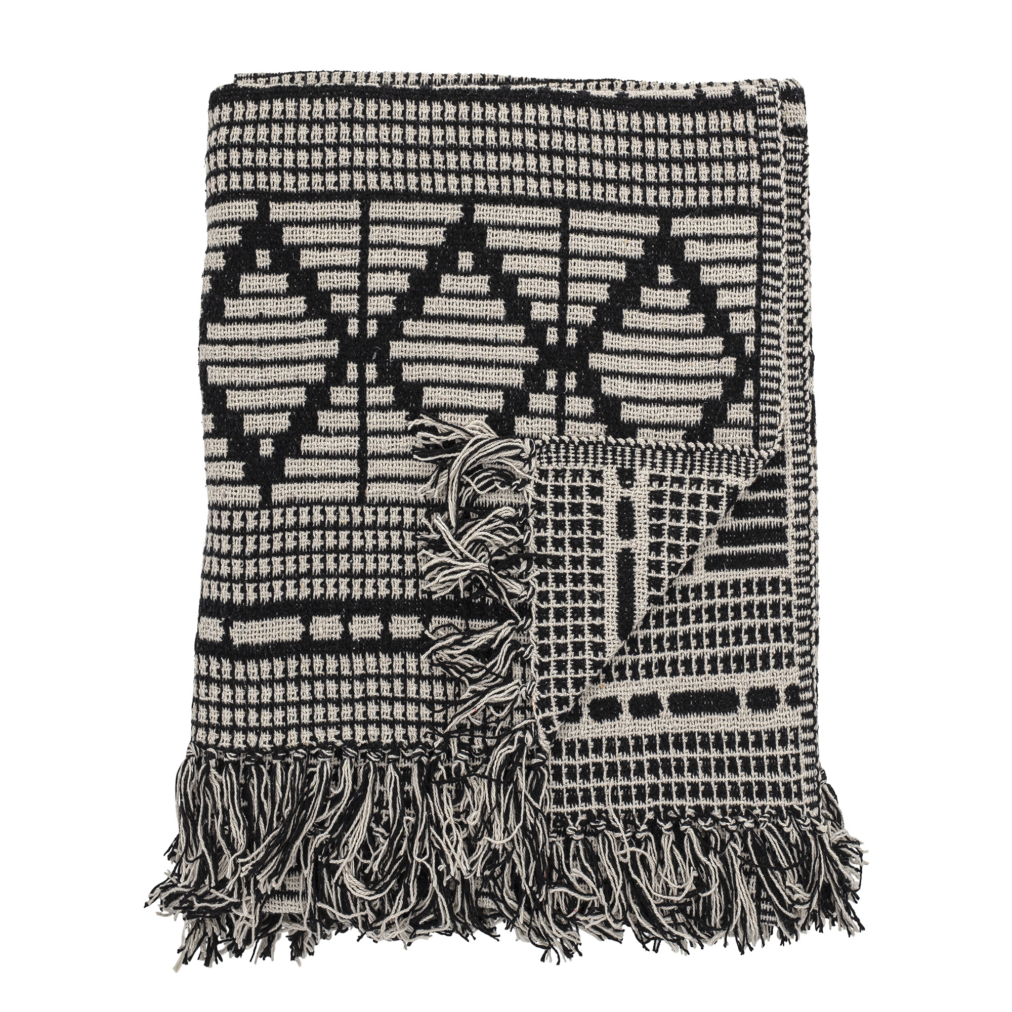 Bloomingville - Plaid​ 160 x 130 cm - Black (82049671)
