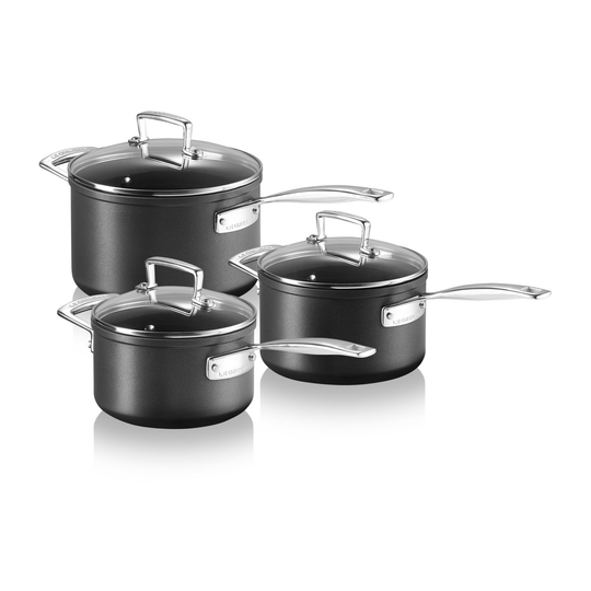 Le Creuset -kattilasetti 3 osaa Black