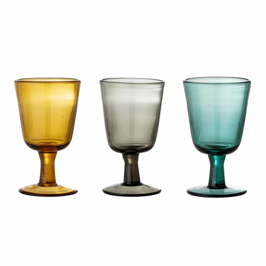 Bloomingville - Set of 3 Kanda Wine Glass (82052693)