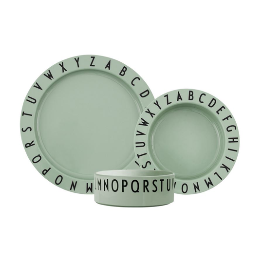 Design Letters - Eat & Learn Set - Green ( 20103019GREEN)