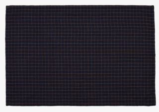 Linen check keittiöpyyhe tummansininen