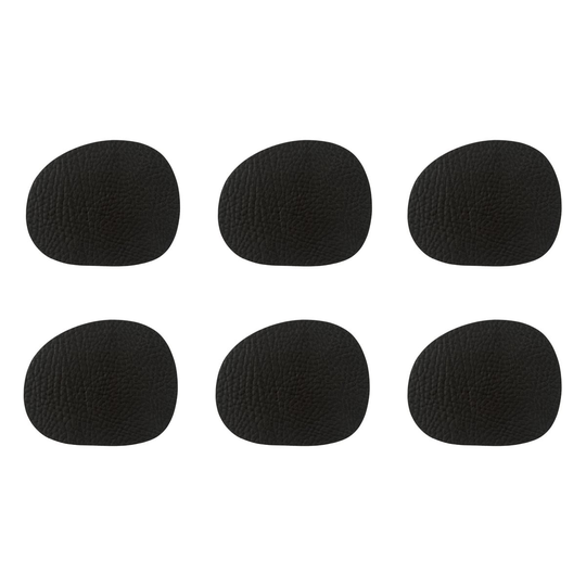 Raw lasinalunen nahka 6-pakkaus Black buffalo (musta)