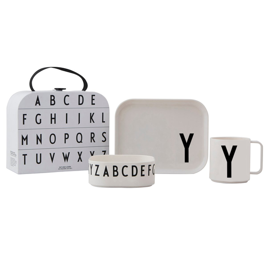 Design Letters lasten tarjoilusetti Y