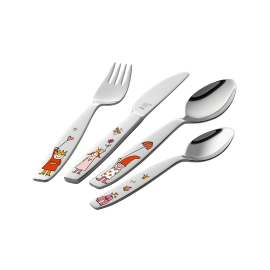 Zwilling Twin Kids Prinsessa lasten aterimet, 4 osaa 4 osaa