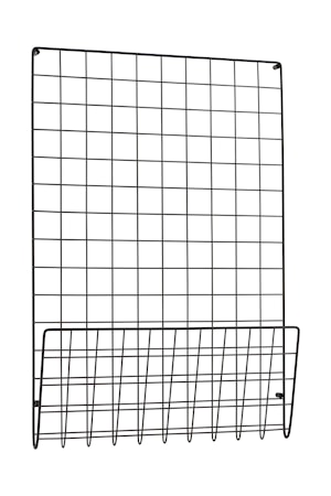 Mesh Ilmoitustaulu Musta 50x72,5 cm