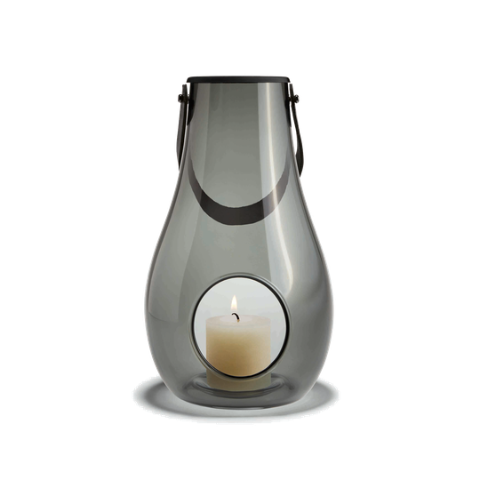 Holmegaard - Design With Light Lantern 29 cm - Smoke (4343536)