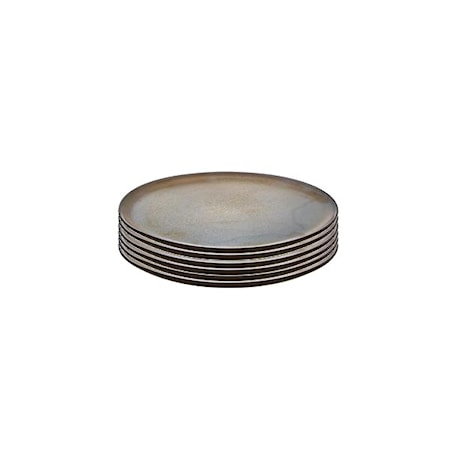 Raw dess tall ruskea metallic 6 kpl 20 cm