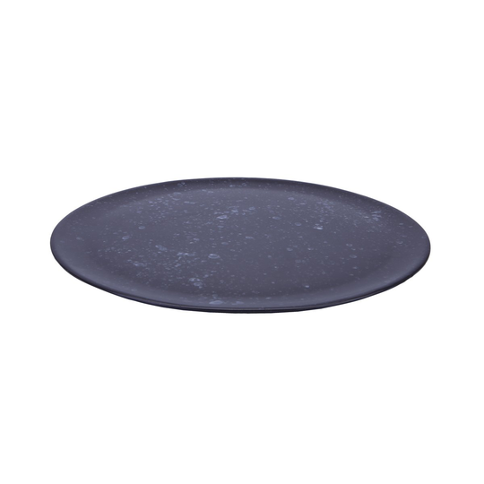Raw tarjoilulautanen Ø 42 cm musta pilkuilla