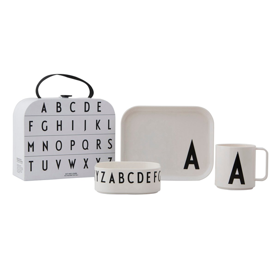 Design Letters lasten tarjoilusetti A