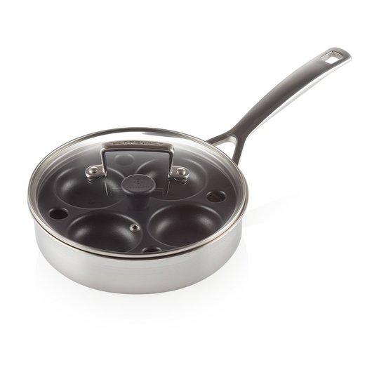 Le Creuset 3-Ply -paistokasari munien valmistukseen 1,5 l