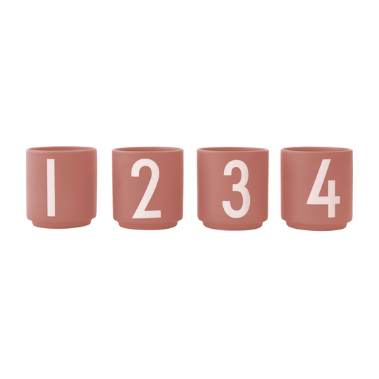 Design Letters espressokuppi 4 kpl Nude
