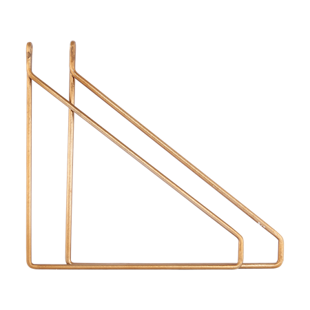 Apart Konsol 2-pack messinki päällystetty 25,5x26 cm