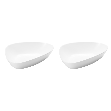Sky Pastalautanen/Kulho Valkoinen 2-pack