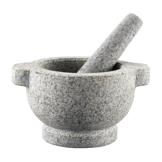 Birkedal mortteli Ø22 cm Granit