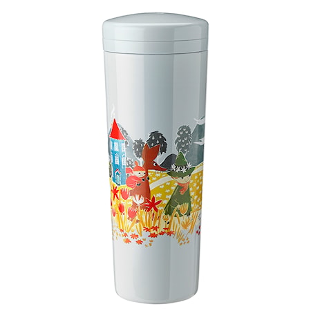 Carrie vacuum insulated bottle, 0,5 l -soft sky - Muumi