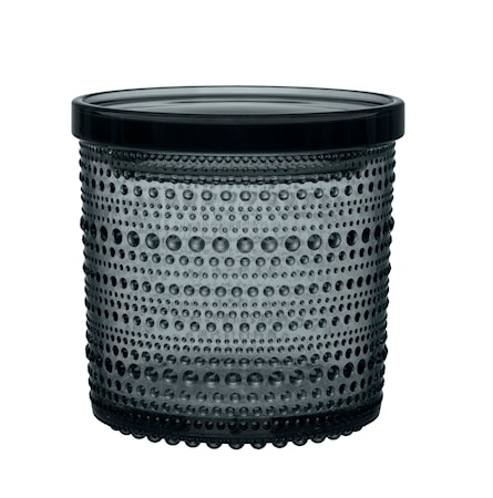 Kastehelmi purkki 116x114 mm Tummanharmaa