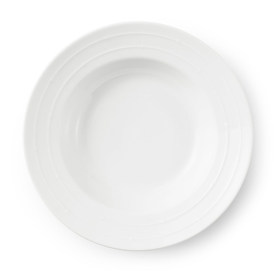 Banquet syvä lautanen, Ø 22 cm valkoinen