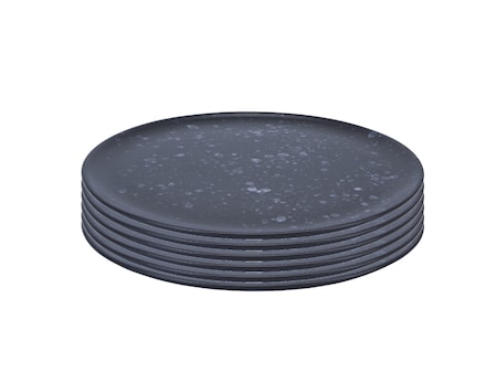 Raw Päivällislautanen Nordic Black 6 kpl 28 cm