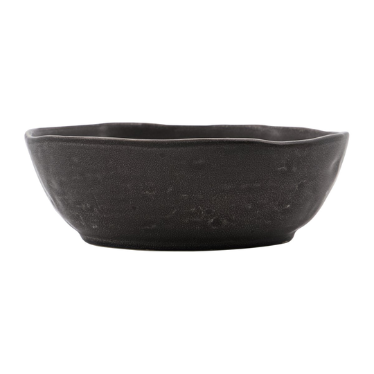 Rustic kulho Ø 14 cm Tummanharmaa
