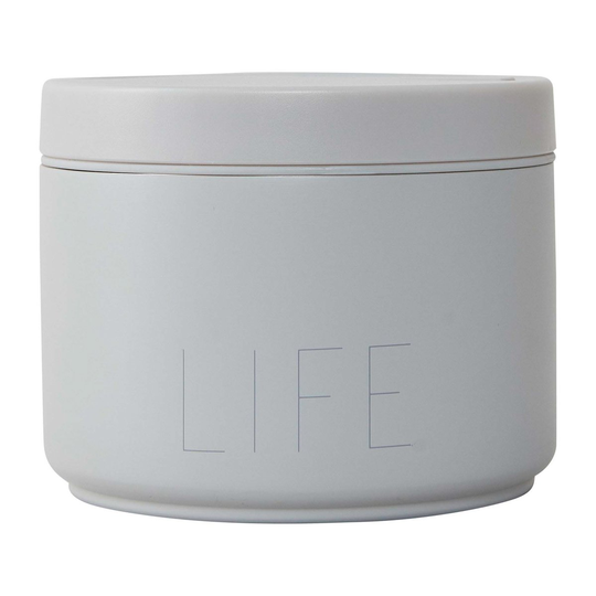 Design Letters termosrasia pieni Life-Grey