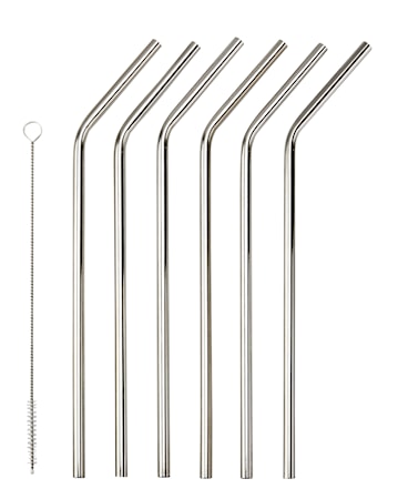 Cocktailpilli ruostumaton 6-pack puhdistusharja pituus 23 cm