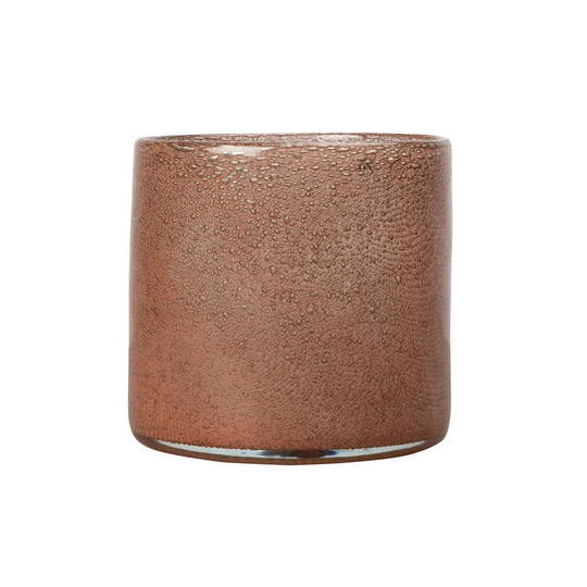 Calore kynttilälyhty-maljakko M Ø15 cm Rusty red