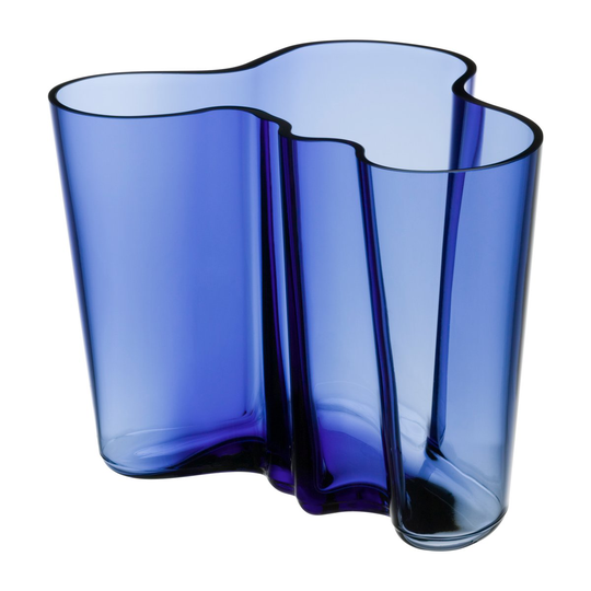 Alvar Aalto -maljakko ultramariininsininen 160 mm