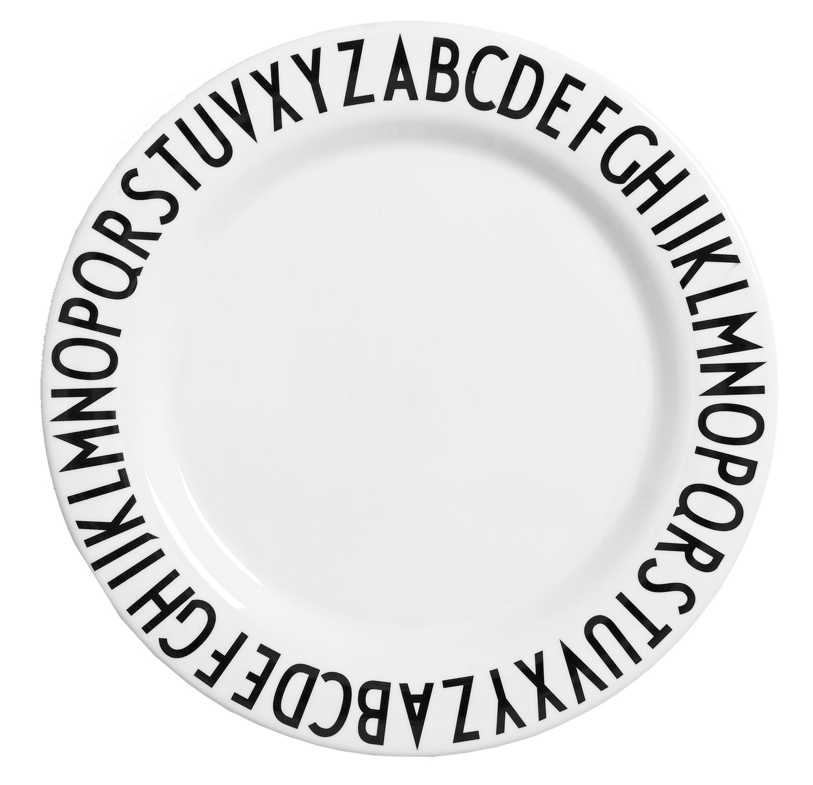 ​Design Letters - Dinner Plate Ø 24 cm (20201006LARGE)