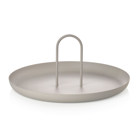 Singles tarjotin kahvalla Ø 30 cm Warm Grey