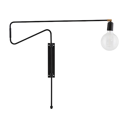 Swing Seinävalaisin Musta 70 cm
