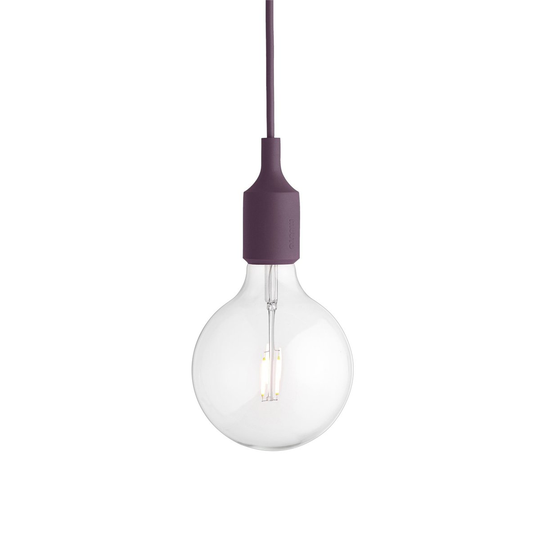 E 27 valaisin Burgundi