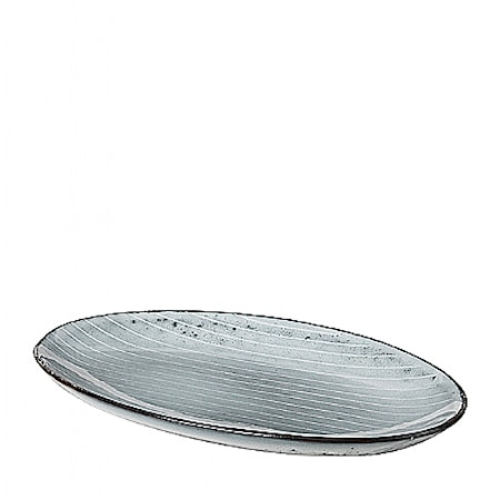 Lautanen Ovaali S Nordic Sea Savi, W13,6X22CM
