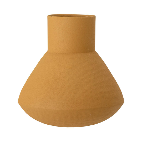 Isira maljakko metalli 20,5 cm Keltainen