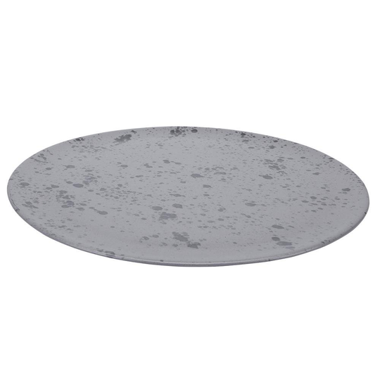 Raw tarjoilulautanen Ø34 cm harmaa pilkullinen