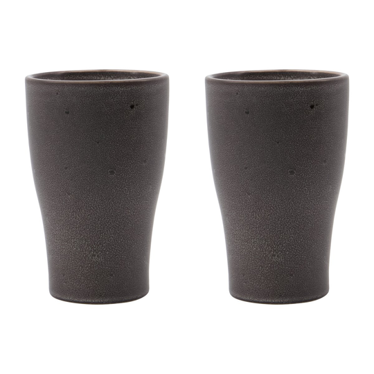 Liss termosmuki 14 cm 2-pakkaus Tummanharmaa