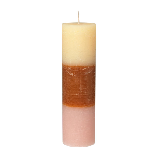 Rainbow pöytäkynttilä 25 cm Tequila sunrise