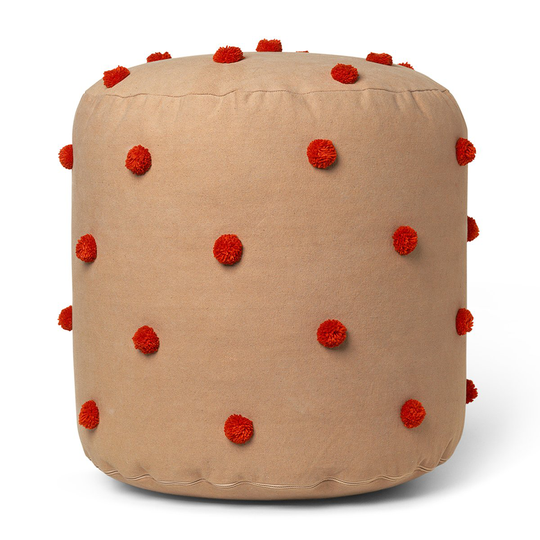 Dot rahi Ø 39 cm Camel-red