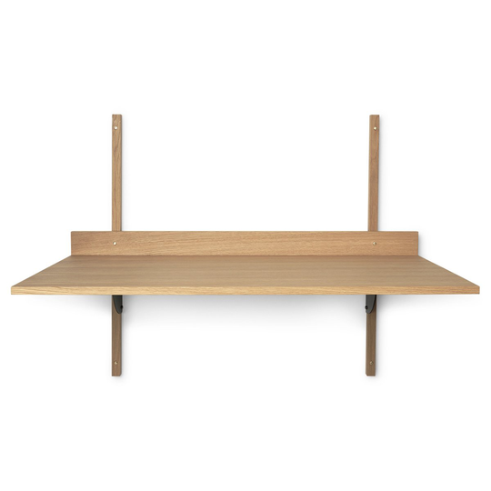 Sector kirjoitustaso Oak-black brass