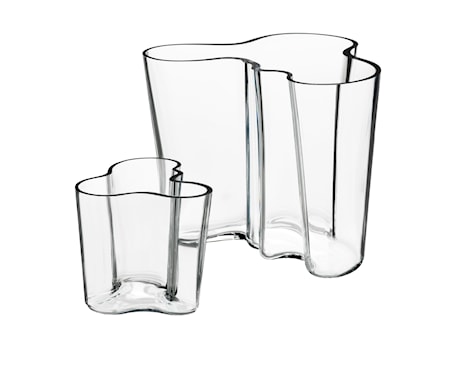 Aalto Maljakko x 2 Lahjasetti 95 mm+160 mm kirkas