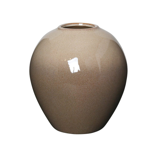 Ingrid keramiikkamaljakko 25,5 cm Simple taupe-brown