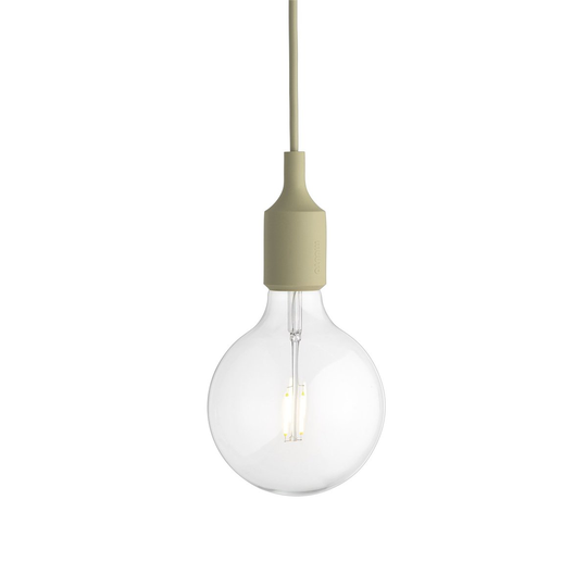 E 27 valaisin Beige-vihreä