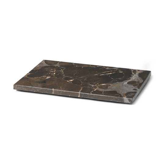 Ferm Living plant box -marmoritarjotin Tumman ruskea
