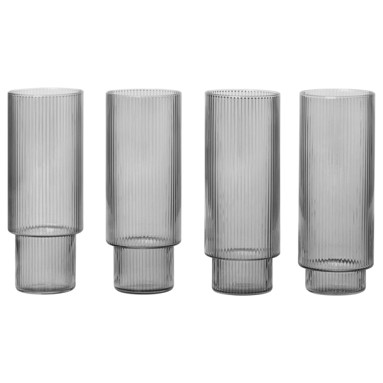 Ripple -longdrink-lasi 4/pk smoked grey