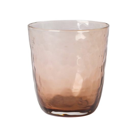 Hammered juomalasi 33,5 cl Ruskea
