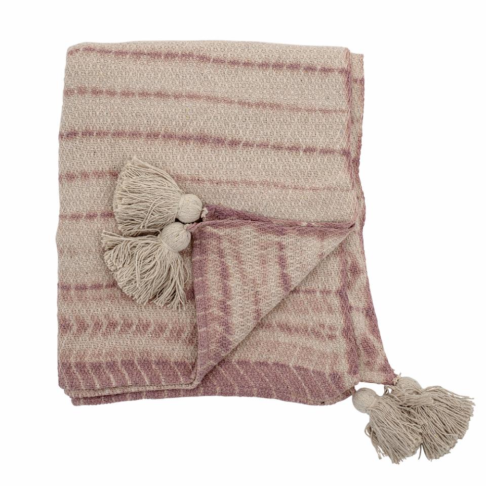 Bloomingville - Hilarie Plaid 130x160cm - Rosa ( 82049733)